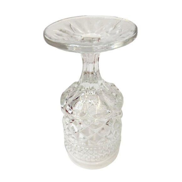 Vintage Wexford by Anchor Hocking Diamond Point Claret Goblet Wine Juice Glass - Picture 3 of 8